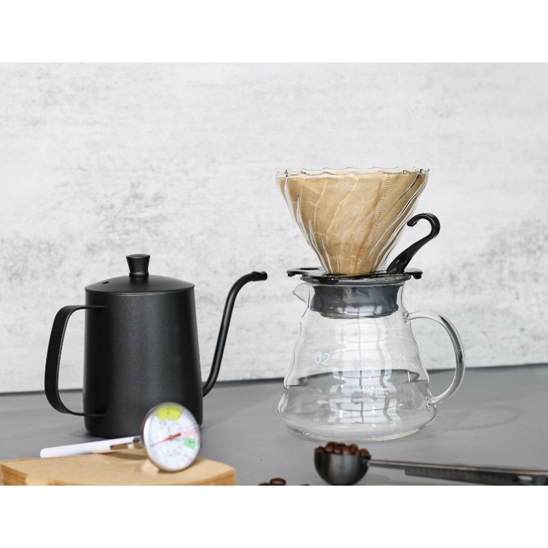 Coffee Equipment Gift Set - 手淹れコーヒーポットセットギフトボックス、家庭用アウトドア用品、コーヒー豆グラインダーのフルセット