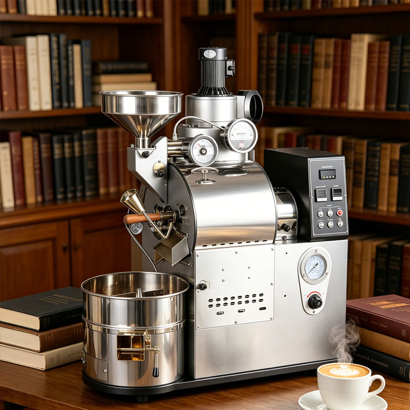 Equipment Of Coffee Machine - コーヒーロースターマシン、コーヒー豆焙煎機、冷却トレイ付き、カフェ、焙煎所、コーヒーショップ向け、カスタマイズ可能
