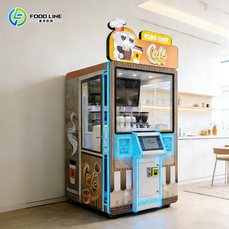 Coffee Equipment Service - フィットネスセンター向け自動コーヒーロボット ジムラウンジ会員サービス用粉砕・抽出装置