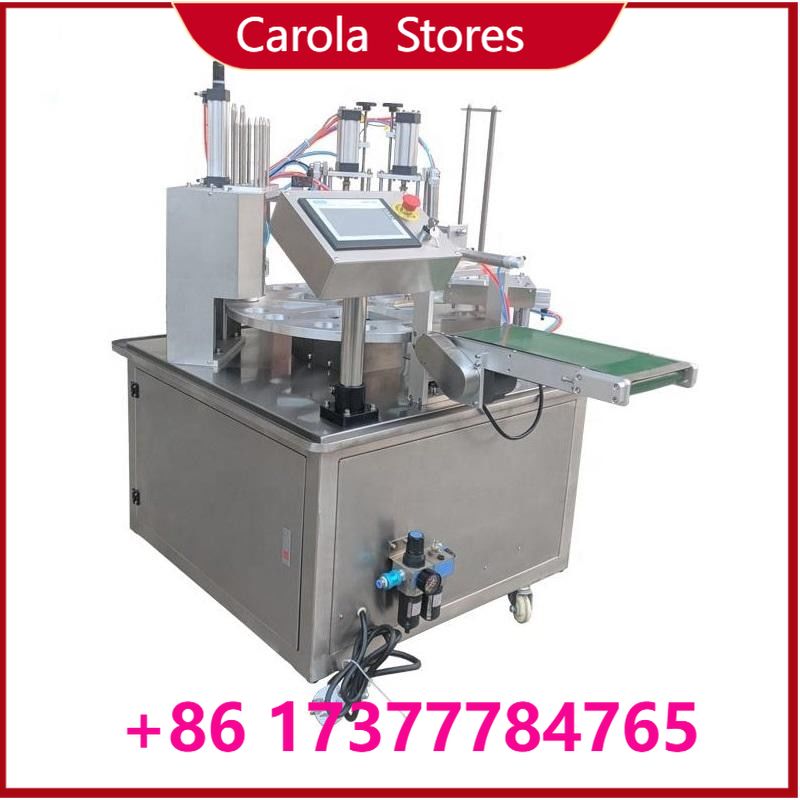 Coffee Jelly Equipment - 自動回転式カップ充填シーリング機、コーヒー粉末、蜂蜜、ソース、ヨーグルト、ゼリー、アイスクリーム包装機器