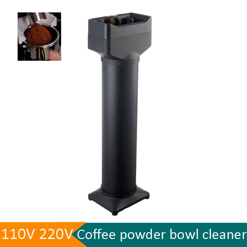 Equipment Of Coffee Machine - 58MMコーヒーハンドル洗浄機自動コーヒー粉バケツ洗浄ブラシ装置16L業務用ポルタフィルタークリーナー