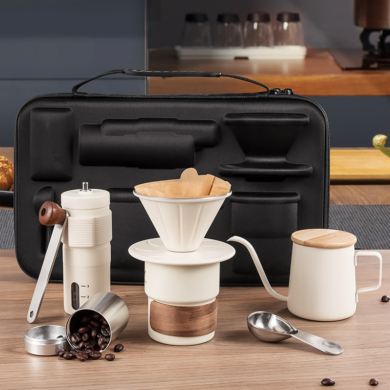 手淹れコーヒーポットセット、ポータブルコーヒーメーカー、アウ - Coffee Equipment Gift Set のレビューと価格