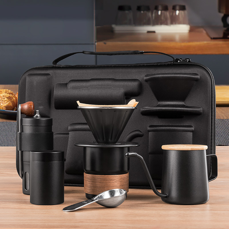 手淹れコーヒーポットセット、ポータブルコーヒーメーカー、アウ - Coffee Equipment Gift Set のレビューと価格