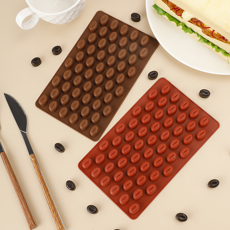 新製品 55個入りコーヒー豆チョコレート型 DIYベーキング - Coffee Jelly Equipment のレビューと価格