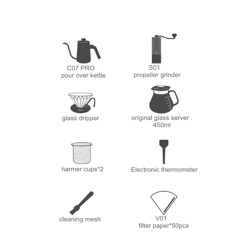 高級コーヒーショップのコーヒー醸造設備セット、企業ギフトに最 - Coffee Equipment Gift Set のレビューと価格