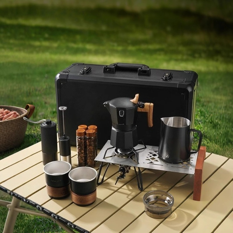 セットギフトボックス手淹れコーヒーポットアウトドアキャンプコ - Coffee Equipment Gift Set のレビューと価格