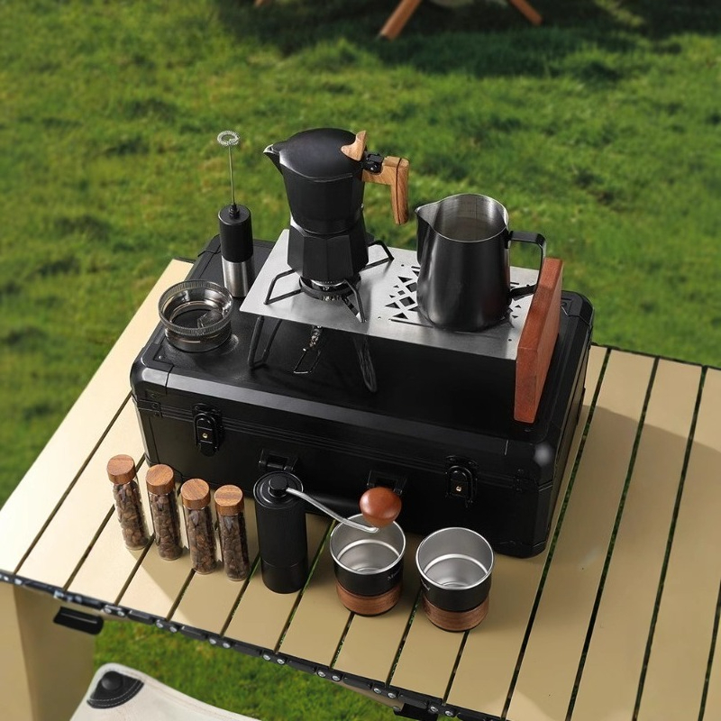 セットギフトボックス手淹れコーヒーポットアウトドアキャンプコ - Coffee Equipment Gift Set のレビューと価格